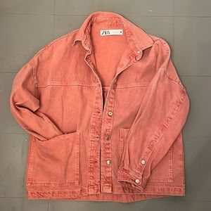 Pink jean jacket